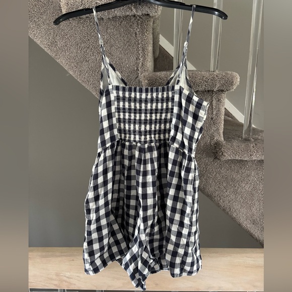 American Eagle Women’s Plaid Romper - Picture 2 of 2